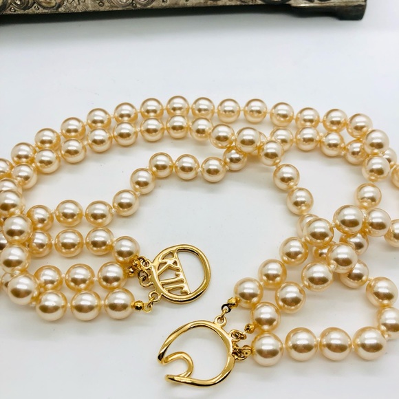 Vintage KENNETH J LANE Pearl Necklace - Picture 15 of 15